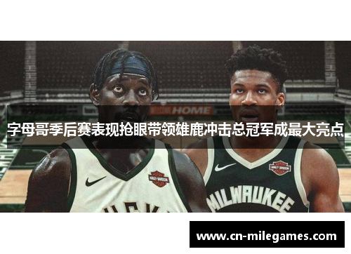 字母哥季后赛表现抢眼带领雄鹿冲击总冠军成最大亮点